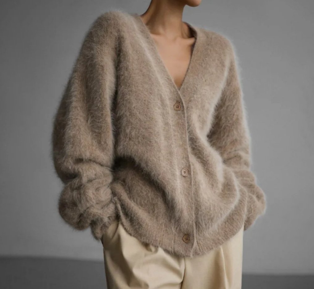 ESMEÈ™ | Comodo cardigan con effetto cashmere. - Martha Boutique